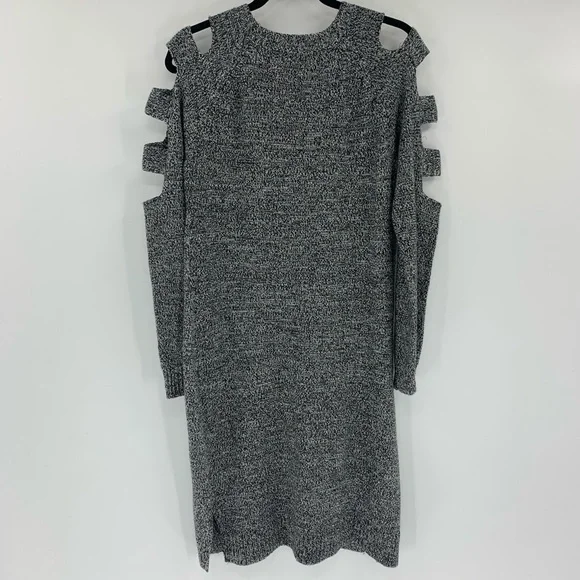 Neiman Marcus Gray Sweater Dress Large - Picture 8 of 9